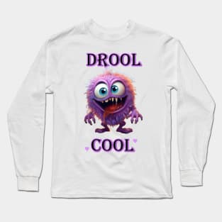 Drool Cool Furry Monster Long Sleeve T-Shirt